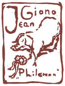 Illustration: Philemon, Linolschnitt von Gerrit Pithan