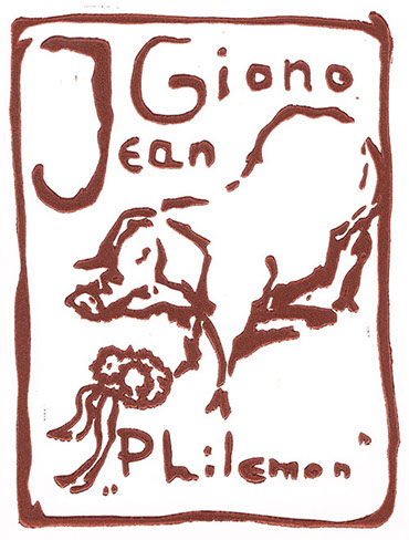 Illustration: Philemon, Linolschnitt von Gerrit Pithan